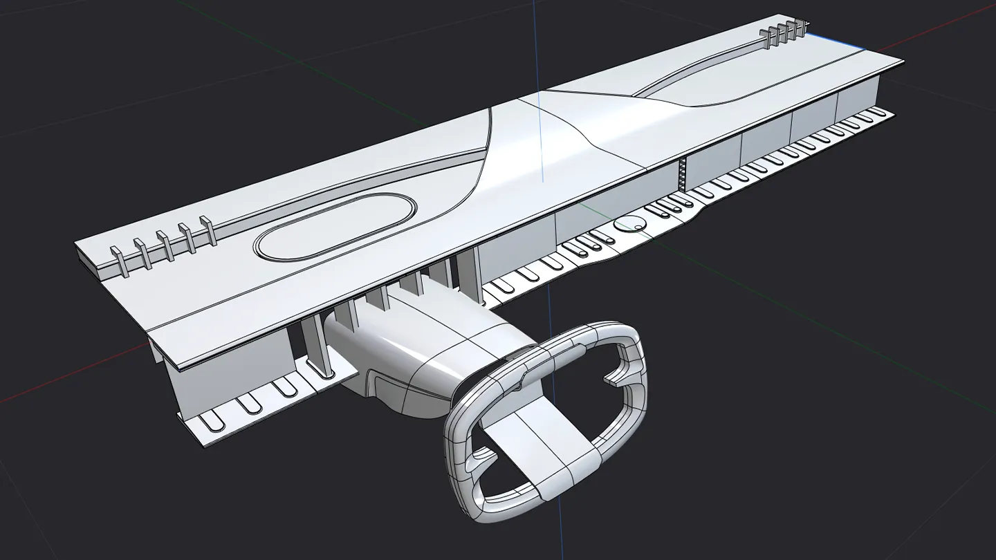 CAD Model for the car interior design concept