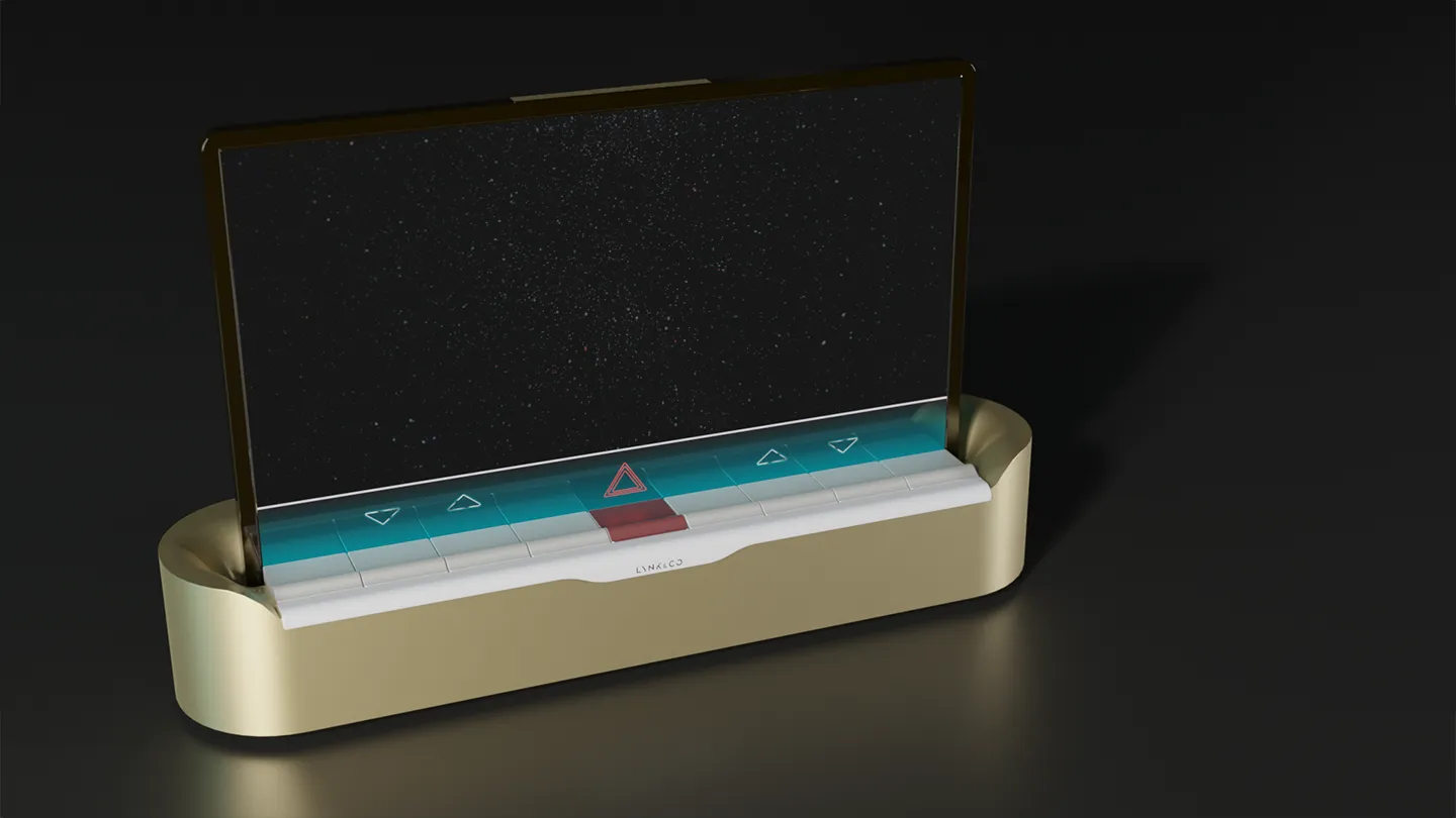 Rendering of early industrial design concept