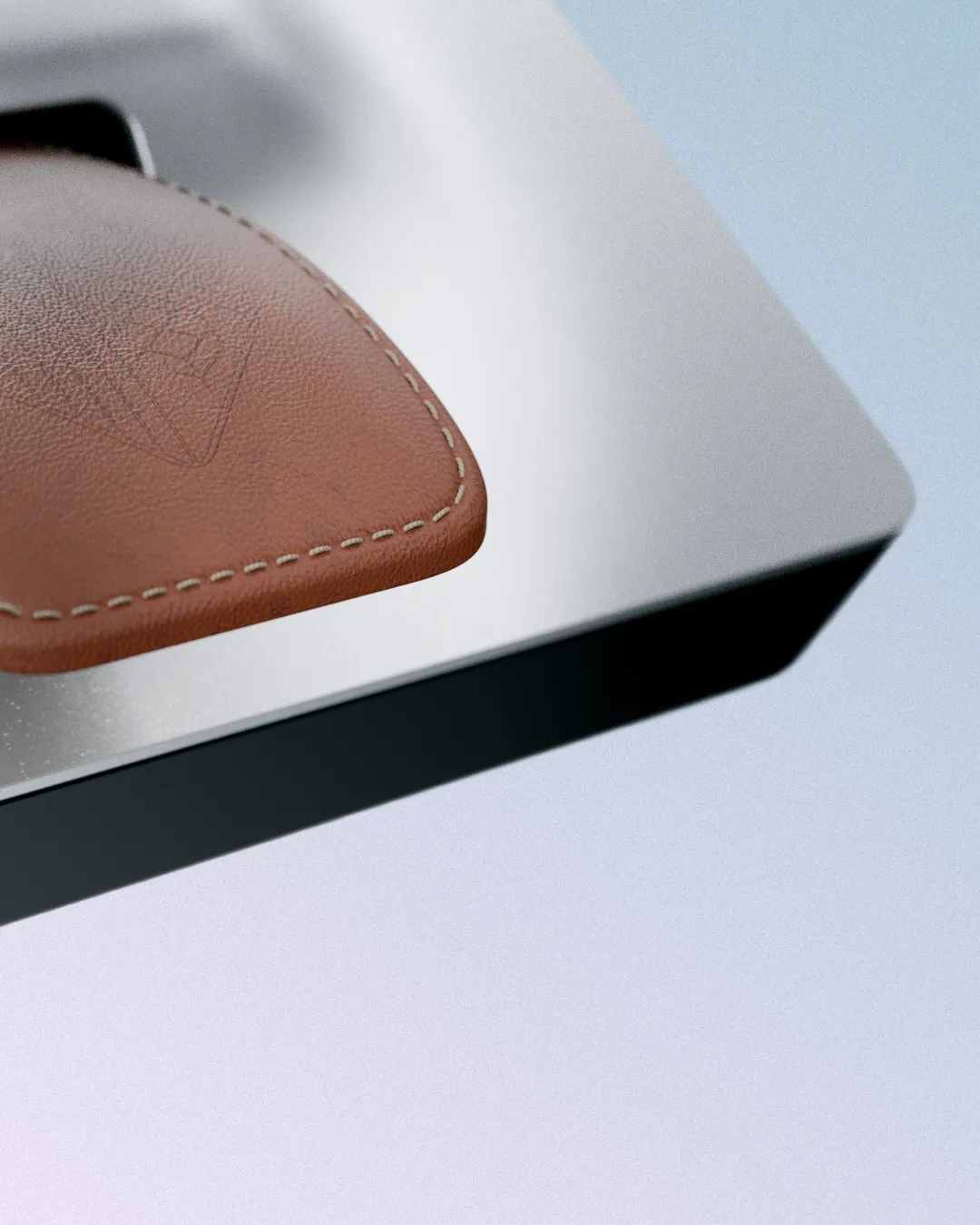 Close up render of a human machine interface design concept